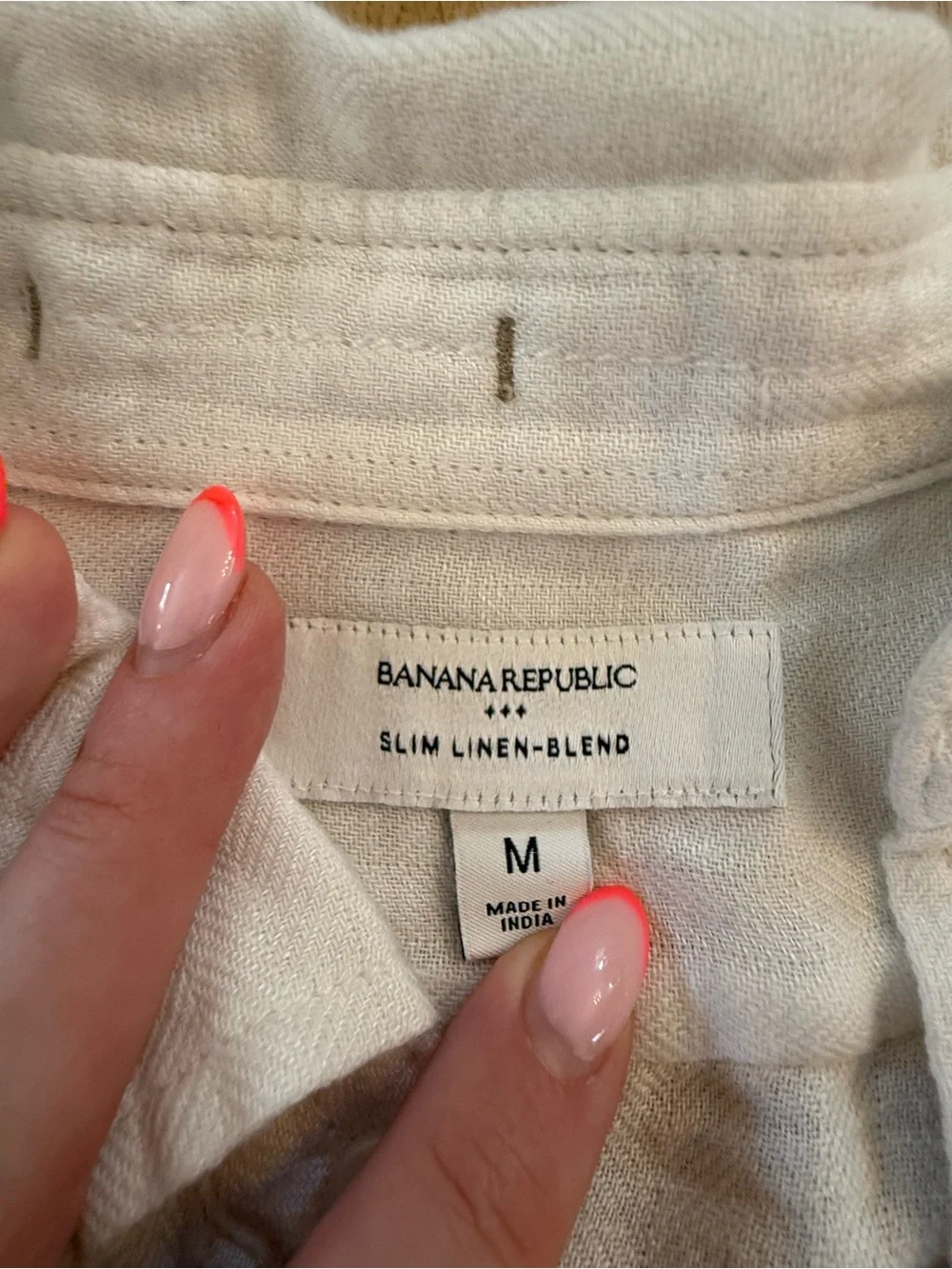 Banana Republic crisp linen